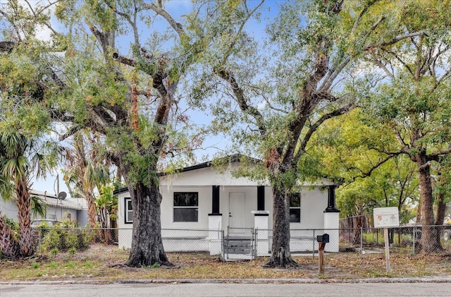 view of front of home