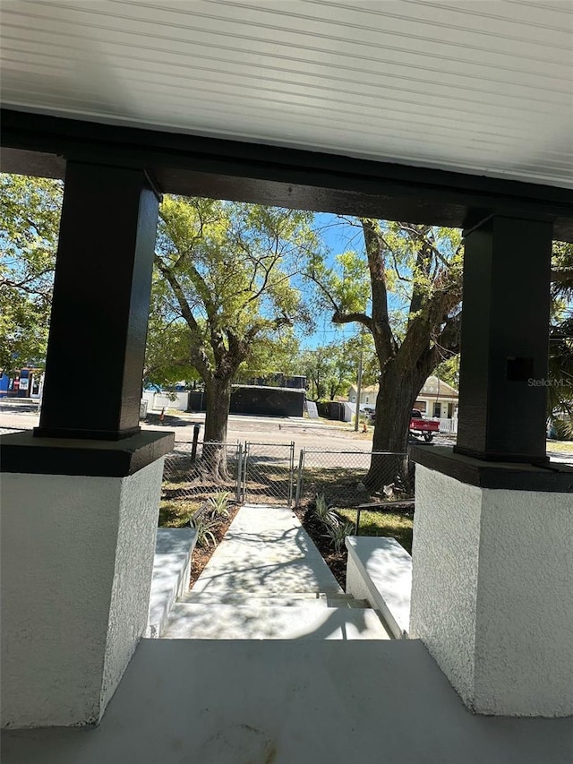 3206 N 29th St, Tampa, FL 33605 - view of patio / terrace with fence and a gate