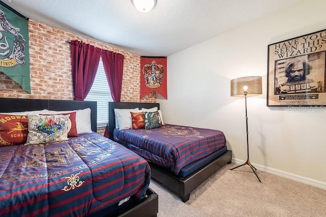 bedroom with carpet flooring