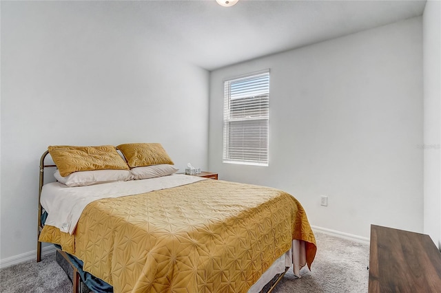 bedroom with carpet floors