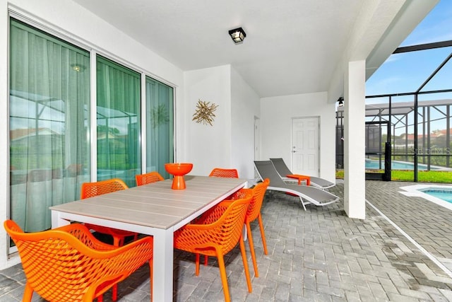 view of dining area