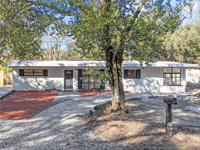 view of ranch-style home