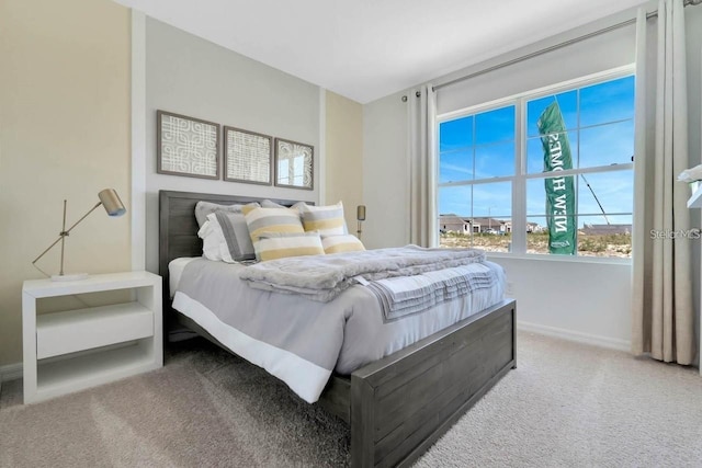 bedroom featuring carpet floors