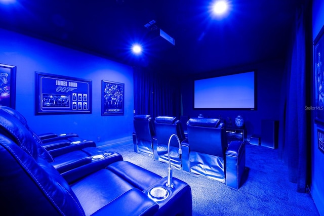 cinema with carpet flooring