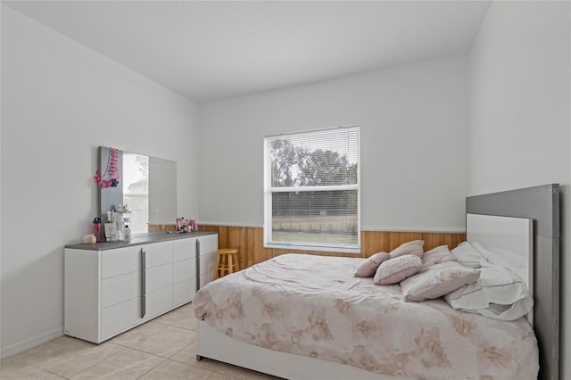 view of tiled bedroom