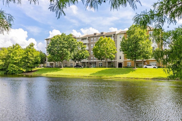 view of water feature