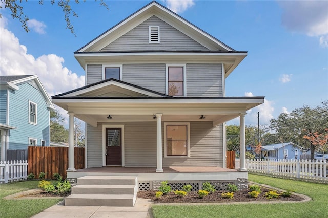 view of front of house featuring a porch