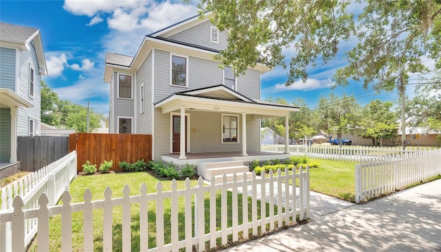 219 Laurel Ave, Sanford, FL 32771 - view of front of home featuring covered porch