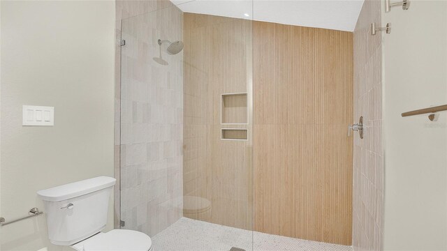 219 Laurel Ave, Sanford, FL 32771 - bathroom with toilet and a tile shower