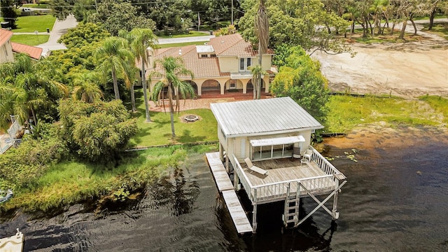 view of dock