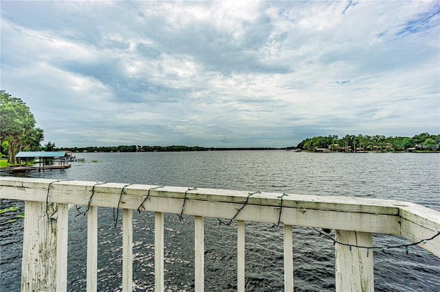 view of water feature