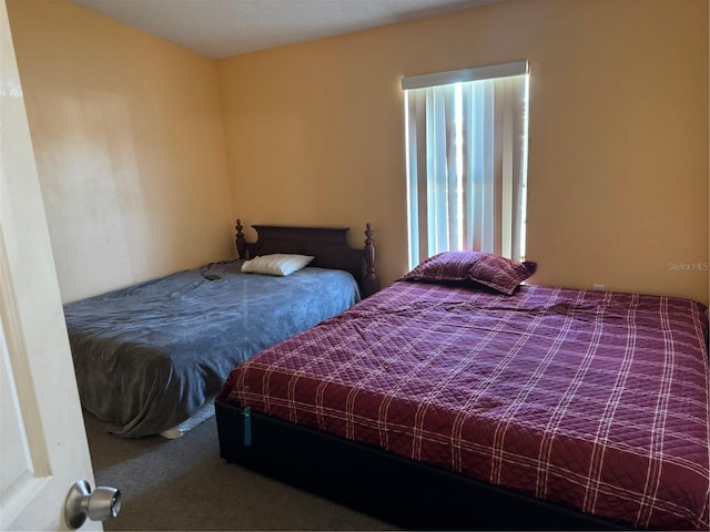 bedroom with carpet flooring