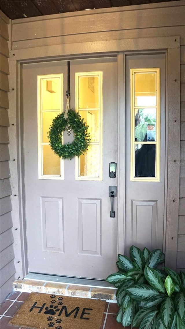 view of property entrance