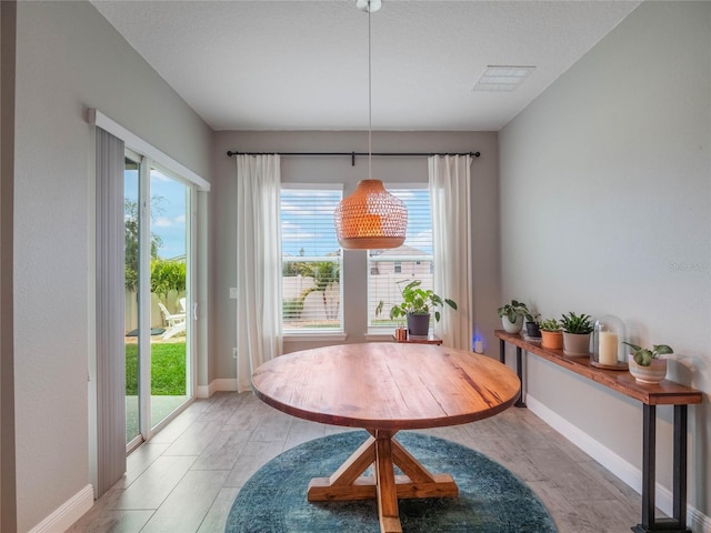 view of dining room