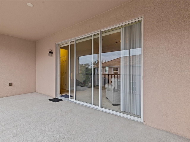 exterior space with a patio