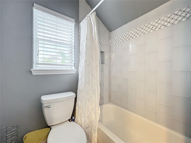 278 Eaglet Way, Lake Mary, FL 32746 - bathroom featuring toilet and shower / bath combination with curtain