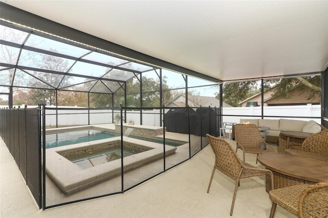 sunroom featuring a healthy amount of sunlight