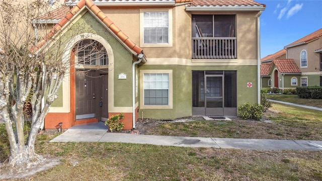 view of front of home