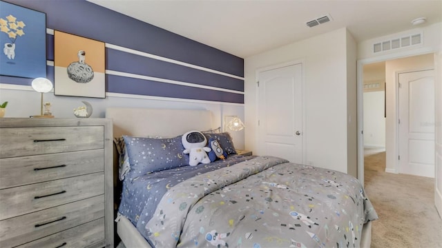 bedroom featuring carpet floors