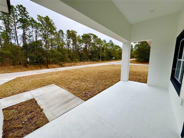 exterior space with a patio area