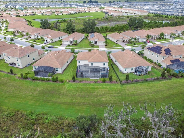 8886 Fallen Oak Dr, Davenport, FL 33896 - aerial perspective of suburban area featuring a large body of water