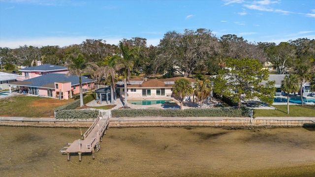 view of rear view of property