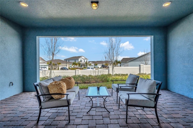 view of patio / terrace with outdoor lounge area