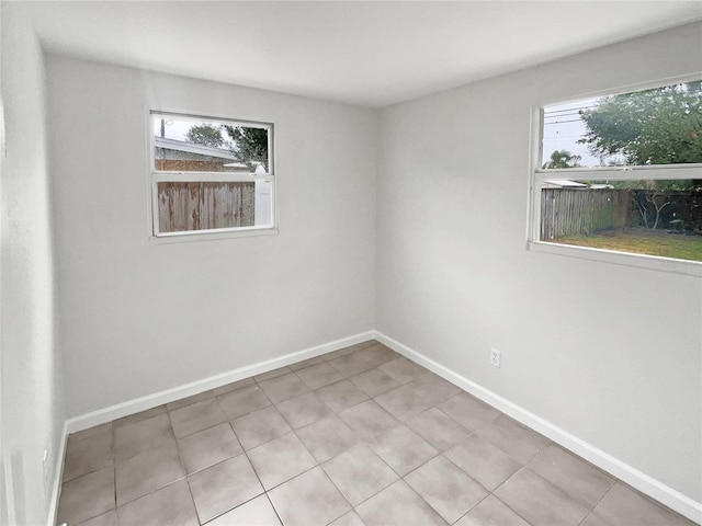 empty room with a wealth of natural light