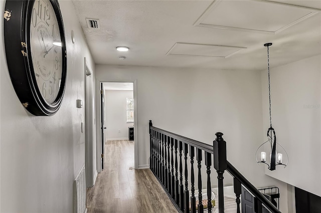 hall featuring hardwood / wood-style flooring