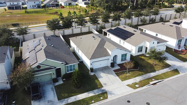 drone / aerial view featuring a residential view