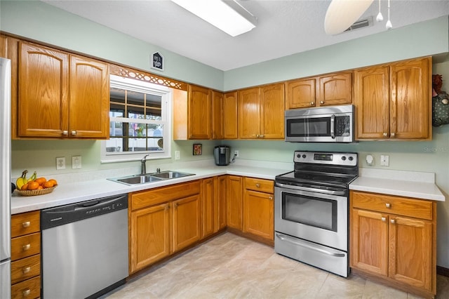 kitchen featuring sink and stainless steel appliances