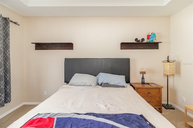 bedroom with carpet flooring