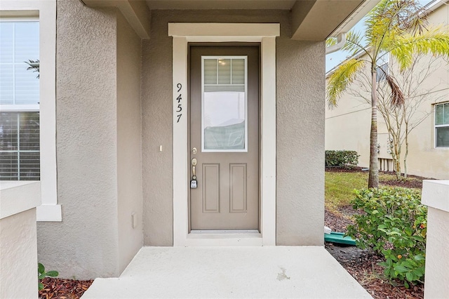 view of property entrance