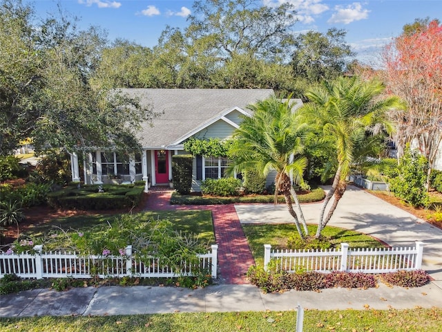 view of front of home