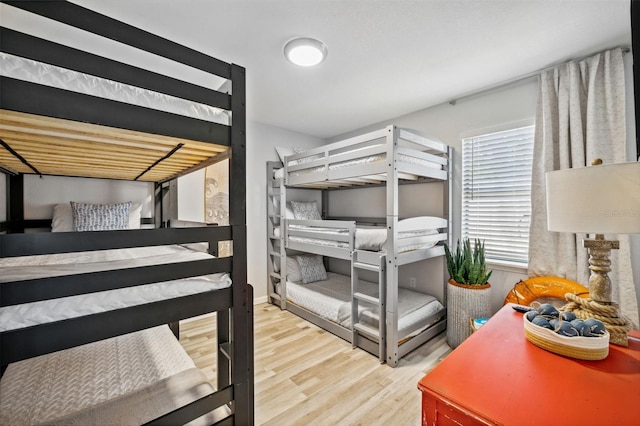 bedroom featuring hardwood / wood-style flooring