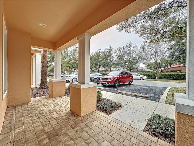 view of patio / terrace with a porch