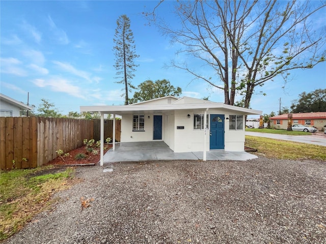 5466 9th Ave N, Saint Petersburg, FL 33710 - view of front of house with a carport