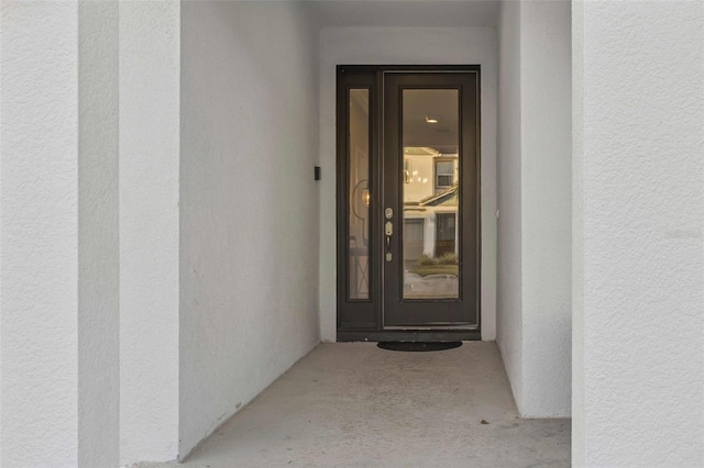 2628 Calistoga Ave, Kissimmee, FL 34741 - doorway to property featuring stucco siding