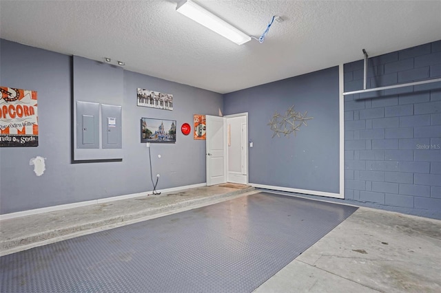 2628 Calistoga Ave, Kissimmee, FL 34741 - garage featuring electric panel and concrete block wall