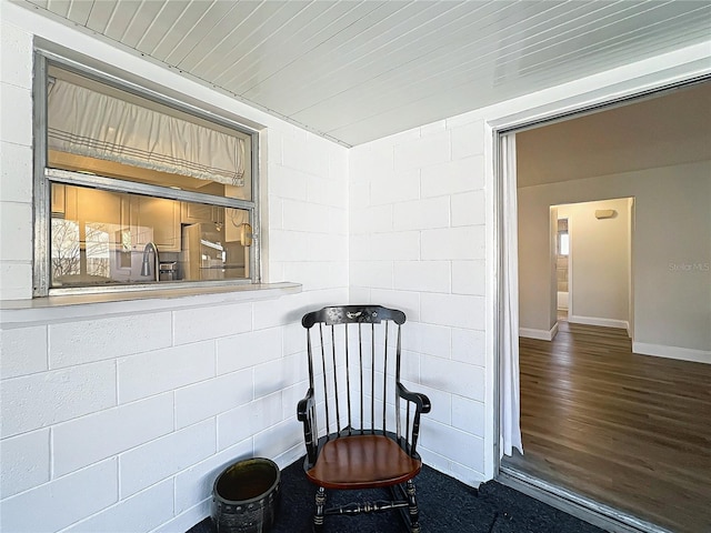 view of sitting room