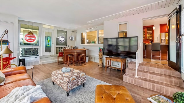 105 17th Ave NE, Saint Petersburg, FL 33704 - living room featuring wood finished floors