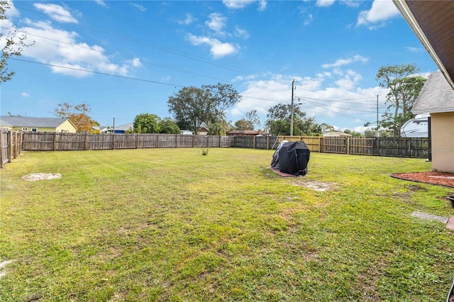 view of yard