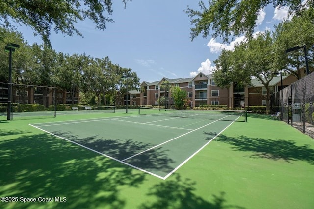 view of sport court