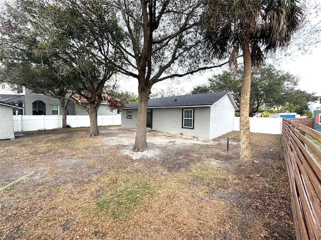 view of back of property