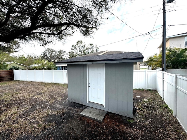 view of outbuilding