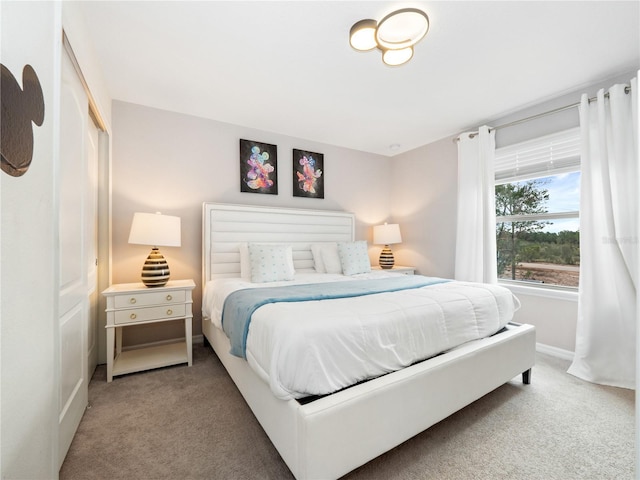 bedroom featuring carpet floors