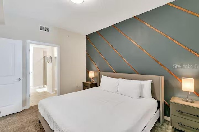 bedroom featuring carpet flooring