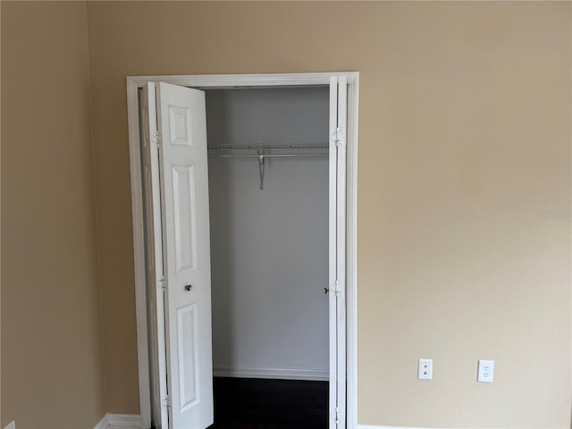 view of closet