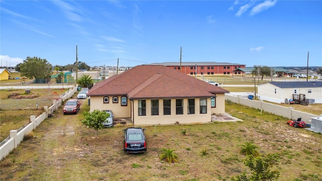 view of back of property