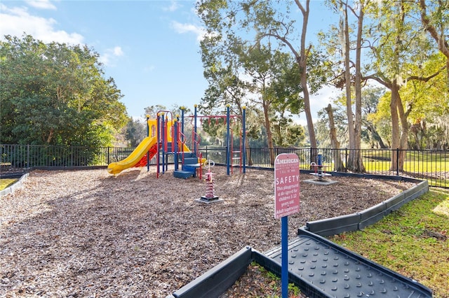 view of play area